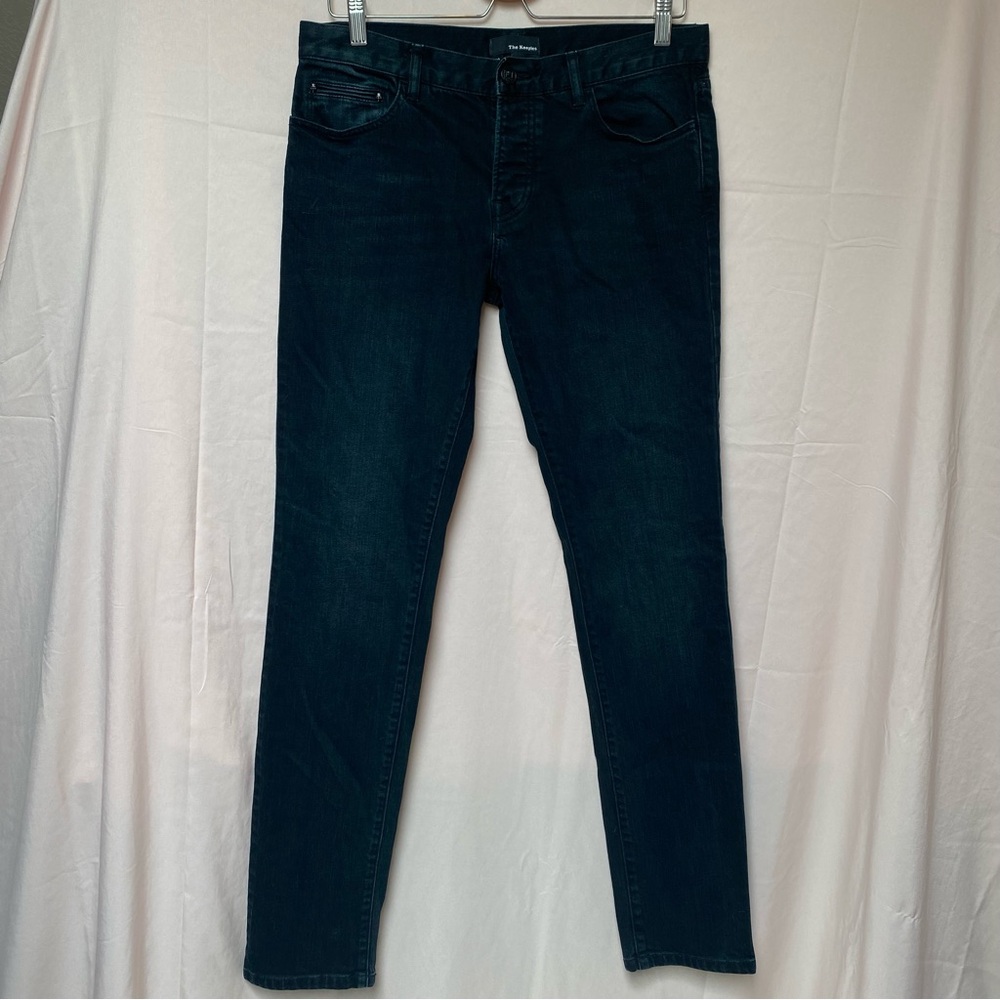 The Kooples Men's Straight Leg Dark Wash Jeans Size 30 (33 x 34) See Measurement